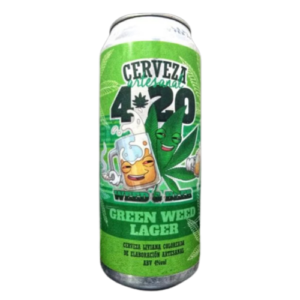 CERVEZA 420 GREEN WEED LAGER x1u